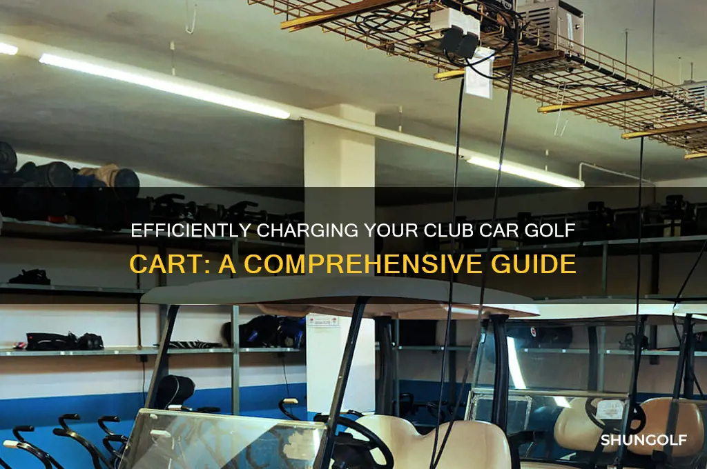 how do you charge a club car golf cart