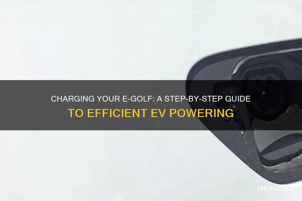 how do you charge an e golf