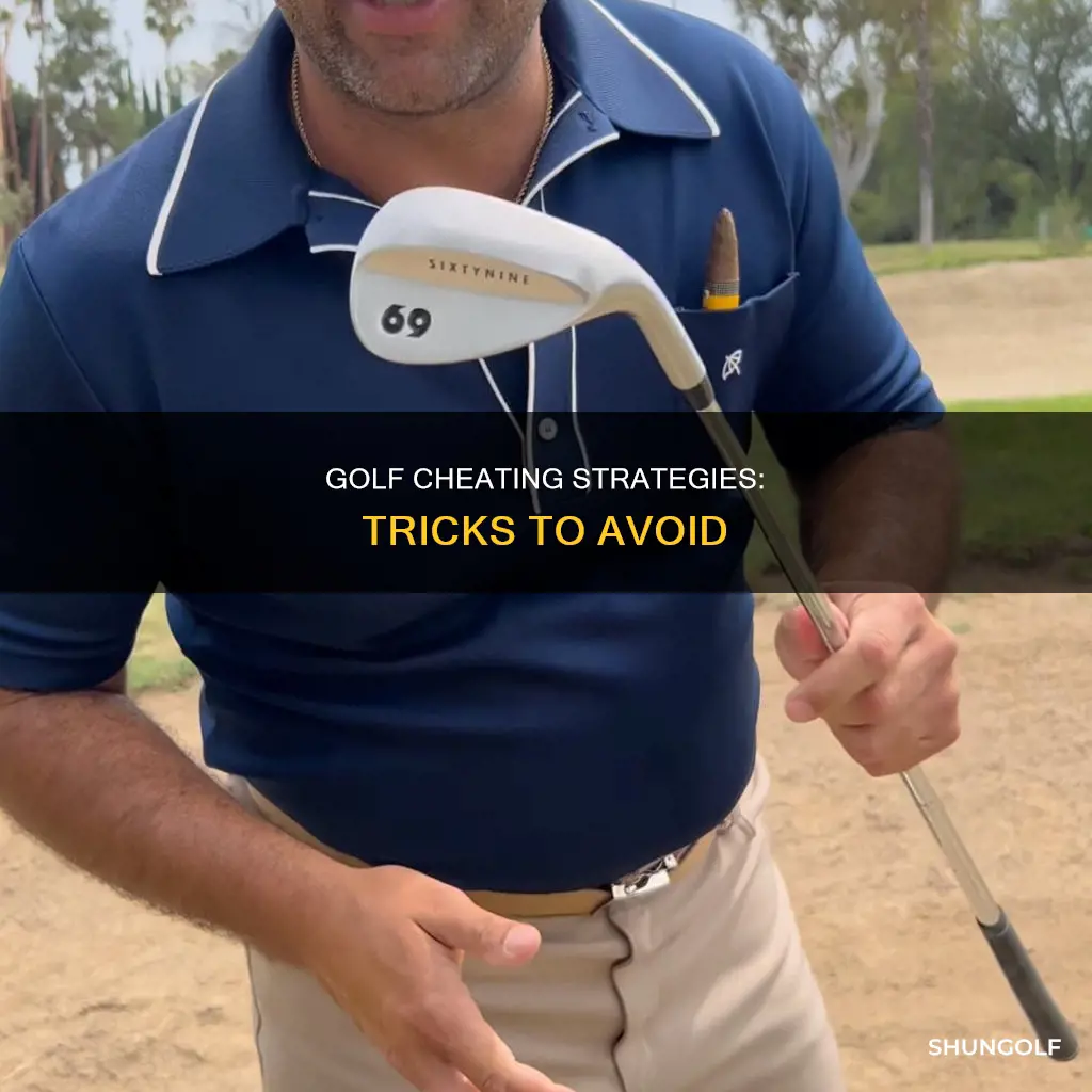 how do you cheat in golf