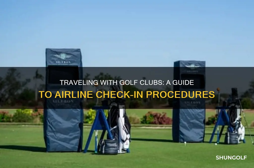 how do you check a golf club on an airplane