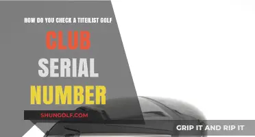 How to Verify Your Titleist Golf Club Serial Number Easily