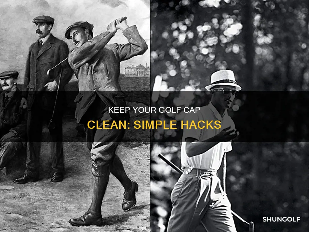 how do you clean golf cap