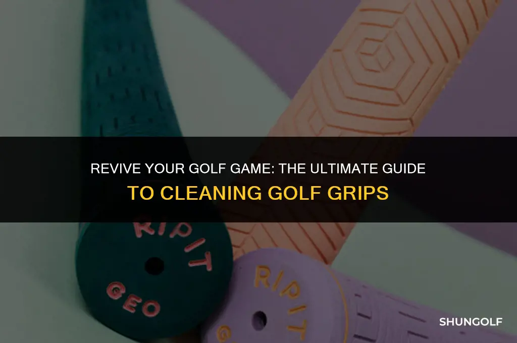 how do you clean golf grips