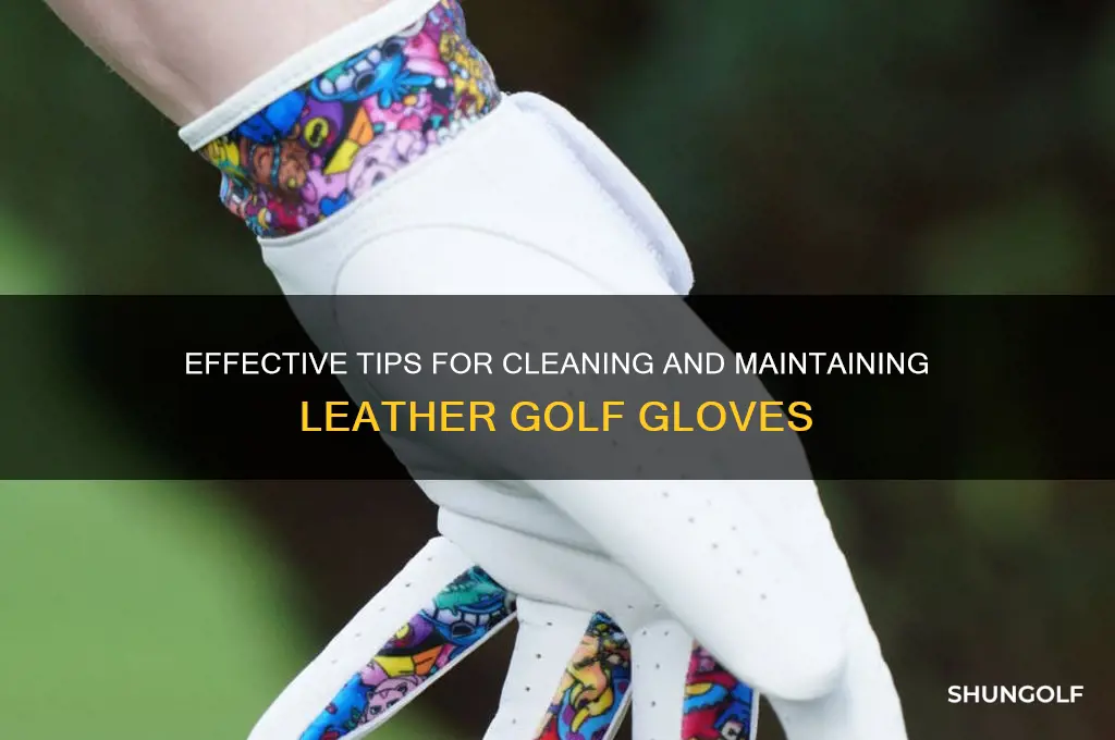 how do you clean leather golf gloves