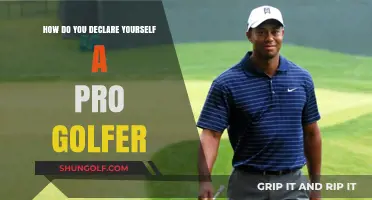 Steps to Officially Declare Yourself a Professional Golfer