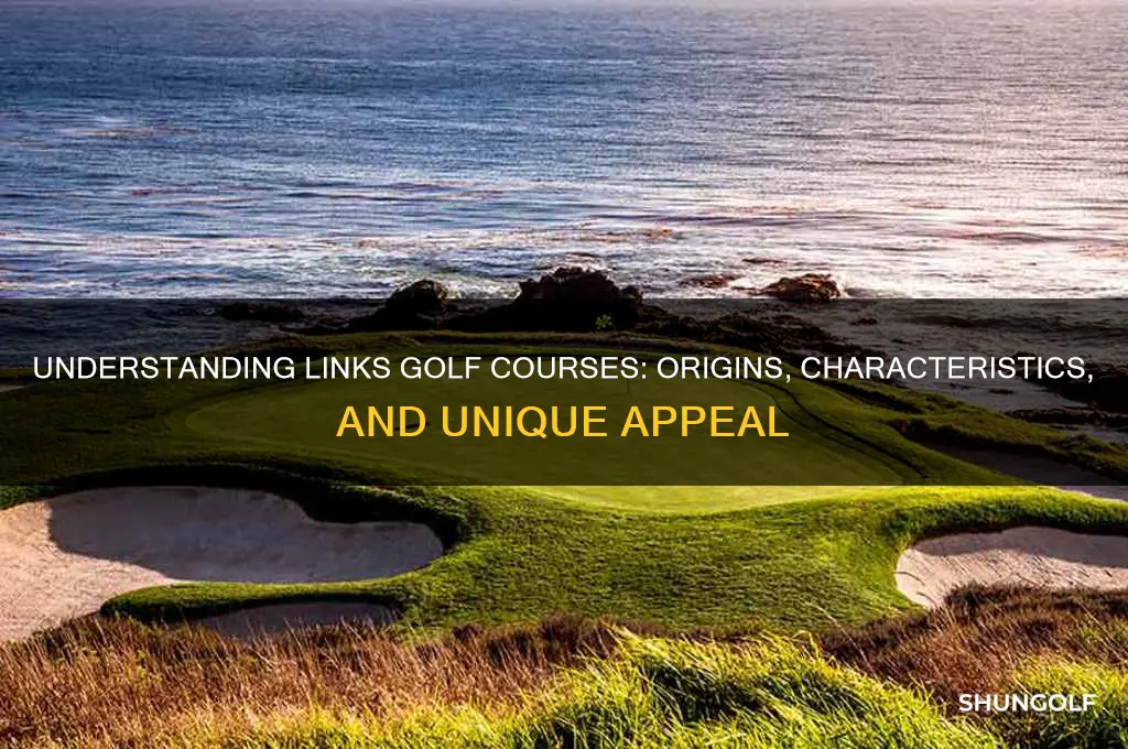 how do you define a links golf course
