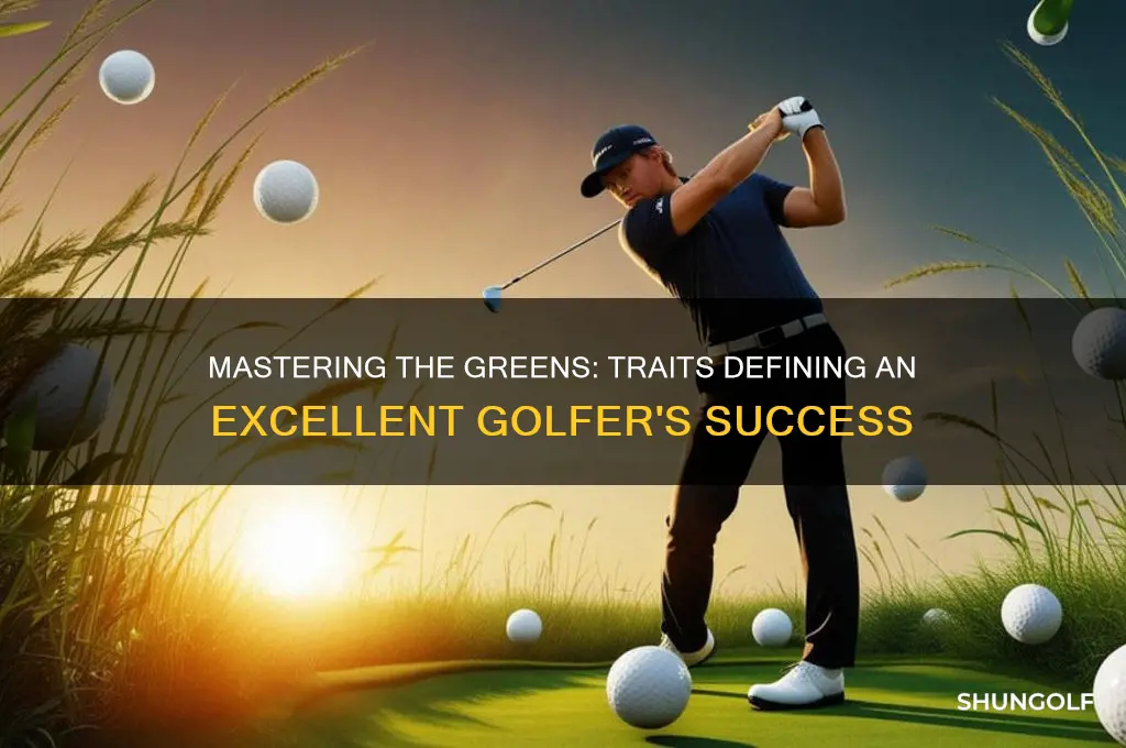how do you describe an excellent golfer