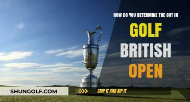 Understanding the Cut Line in the British Open Golf Championship