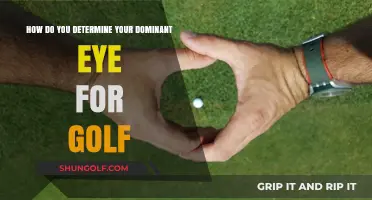 Master Your Golf Swing: Discovering Your Dominant Eye for Precision
