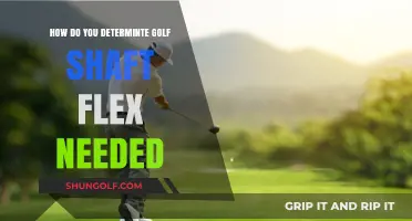 Finding Your Perfect Golf Shaft Flex: A Comprehensive Guide