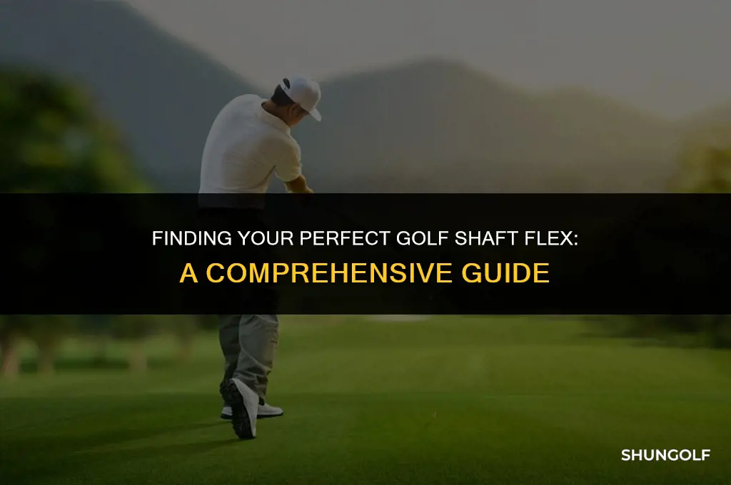 how do you determinte golf shaft flex needed