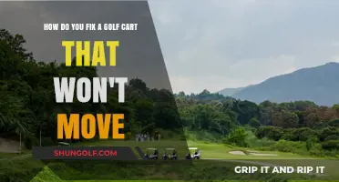 Troubleshooting a Golf Cart: Quick Fixes for When It Won't Move