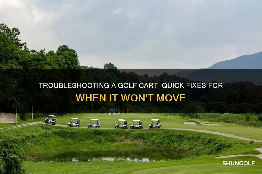 how do you fix a golf cart that won