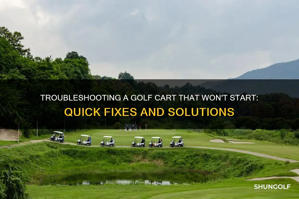 how do you fix a golf cart that won