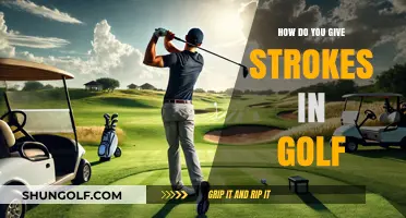 Mastering the Art of Giving Strokes in Golf: A Comprehensive Guide