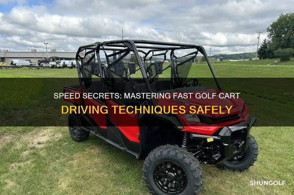 how do you go fast in a golf cart fn
