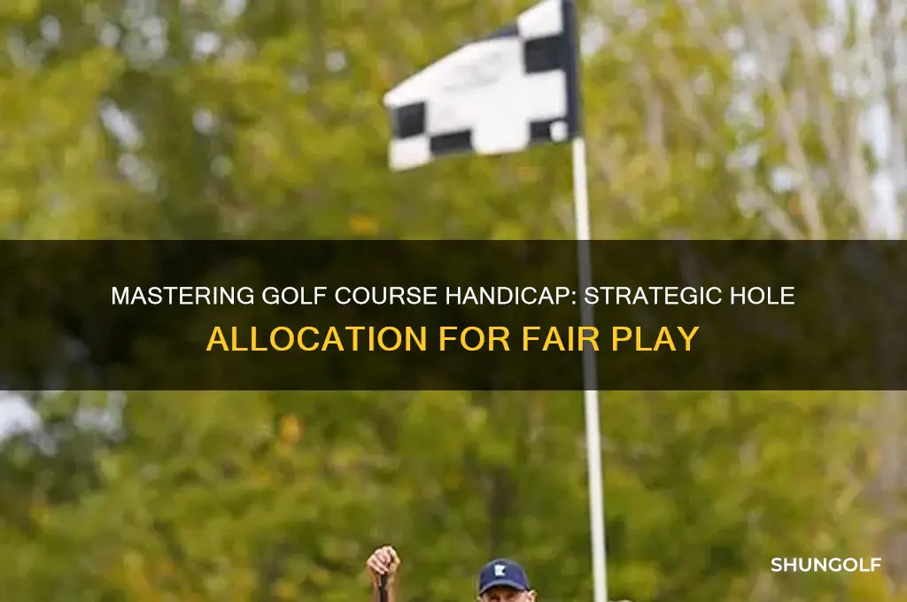 how do you handicap the holes on a golf course