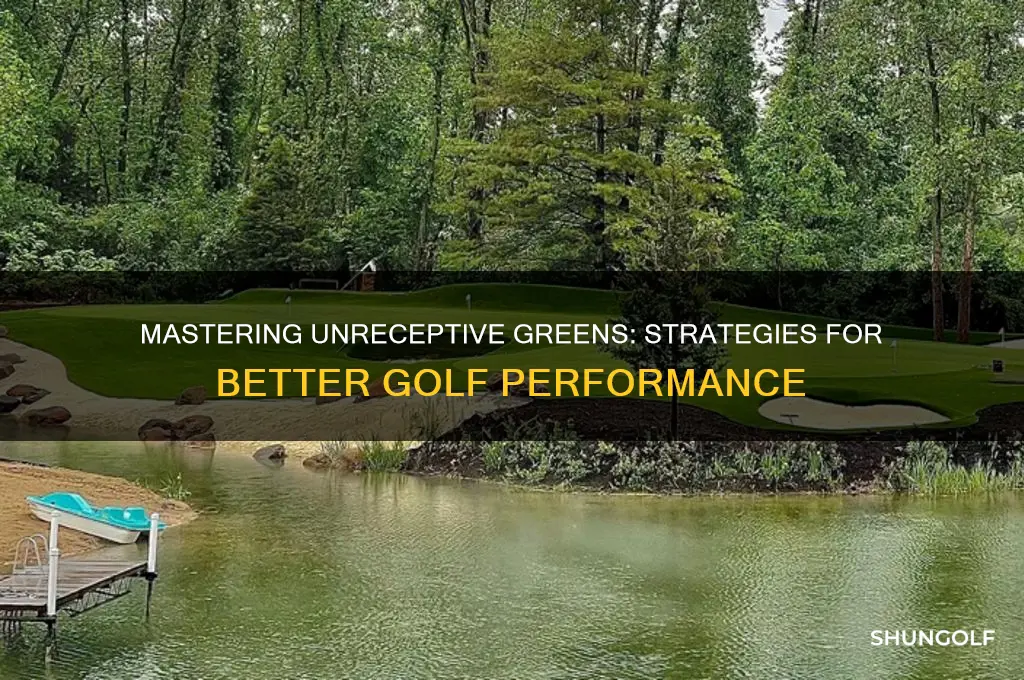 how do you handle greens not receptive golf