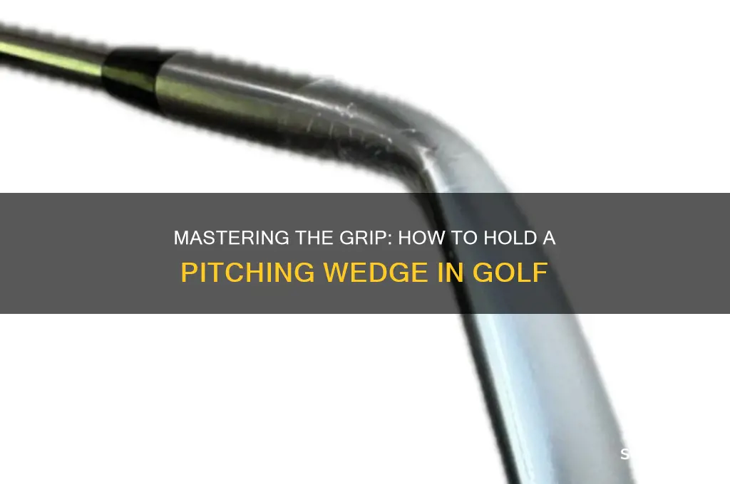 how do you hold a pitching wedge in golf