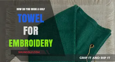 Mastering Golf Towel Embroidery: Hooking Techniques for Perfect Customization