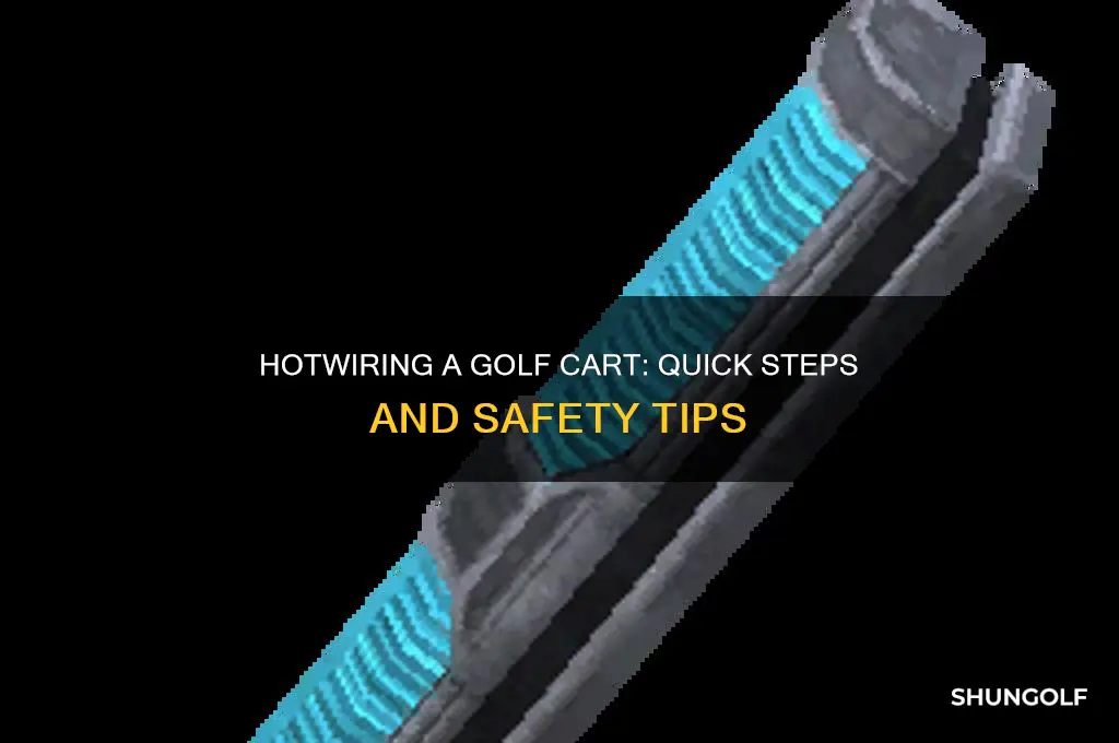 how do you hotwire a golf cart