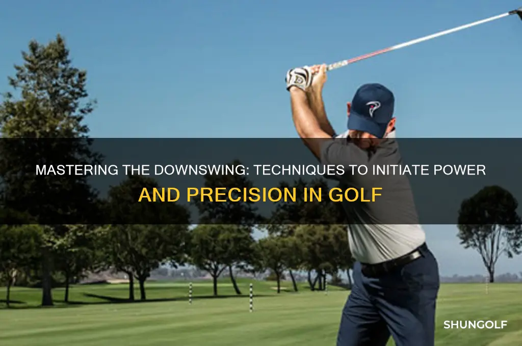 how do you initiate the downswing in golf