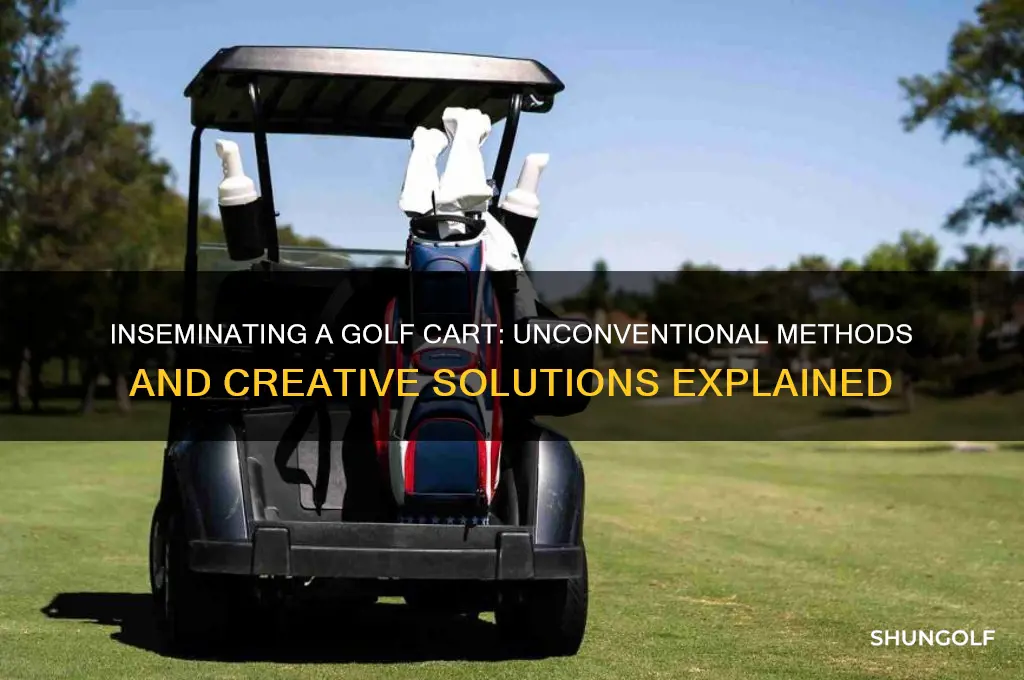 how do you inseminate a golf cart