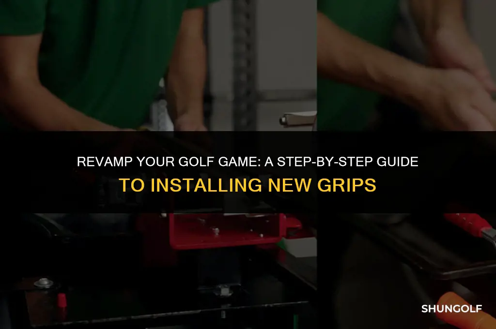 how do you instal new golf grips