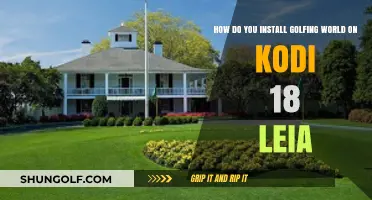 Install Golfing World on Kodi 18 Leia: Easy Step-by-Step Guide