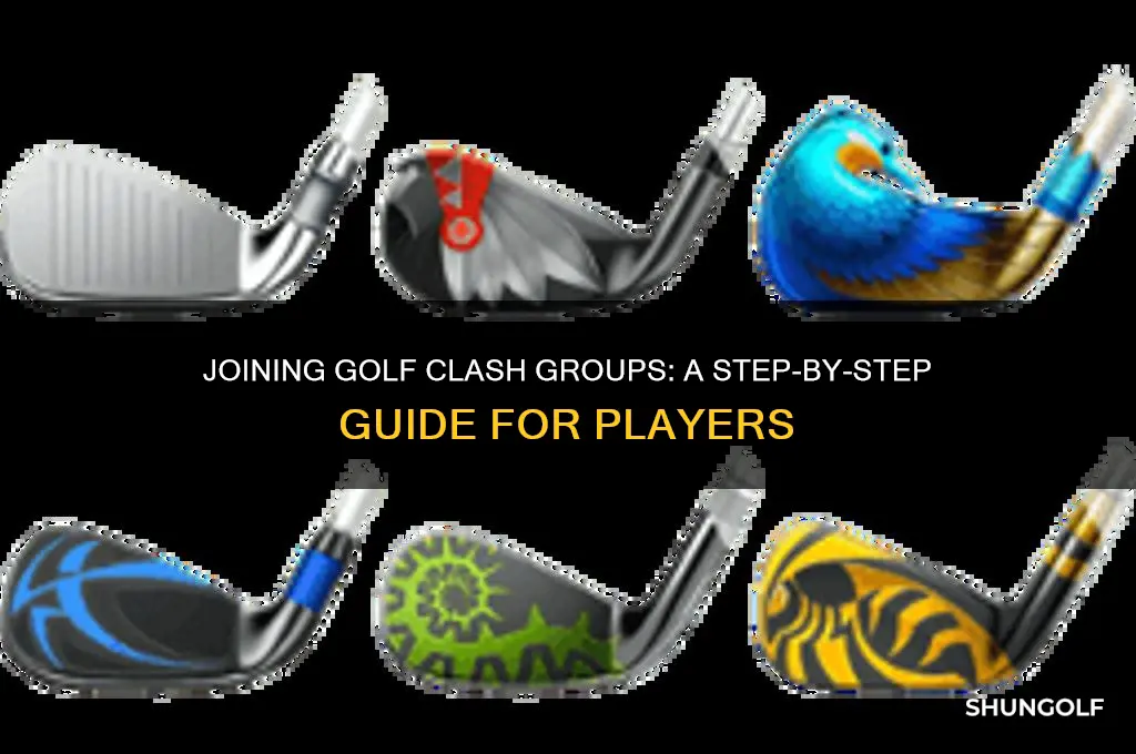 how do you join a group in golf clash