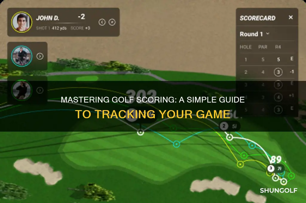 how do you keep score in golf