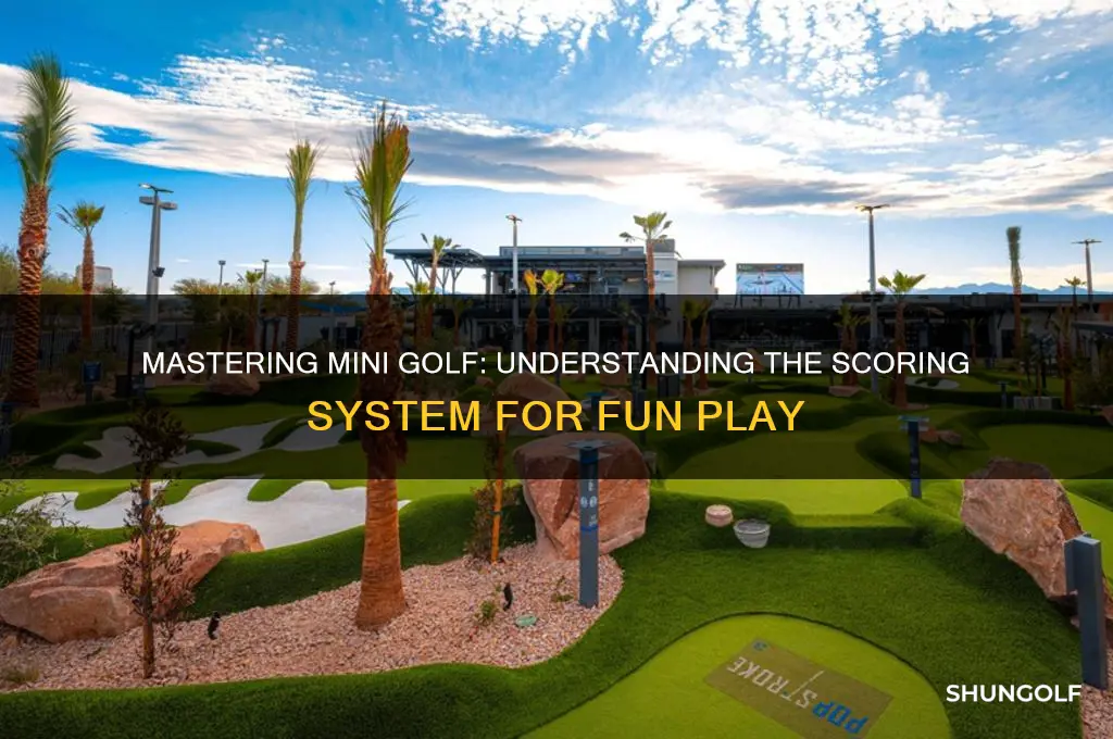 how do you keep score in mini golf