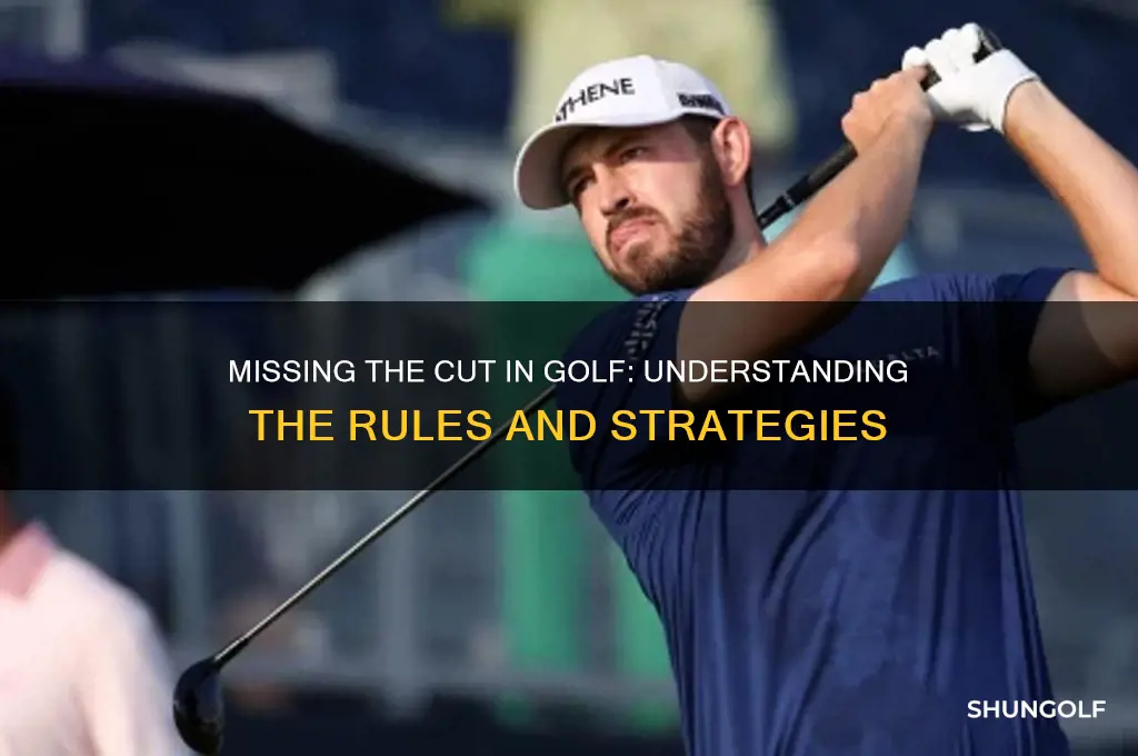 how do you miss the cut in golf