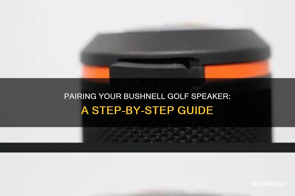 how do you pair a bushnell golf speaker