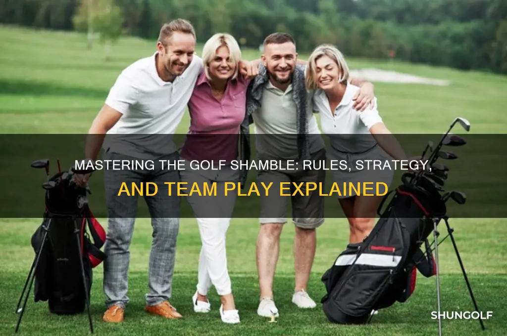 how do you play a golf shamble