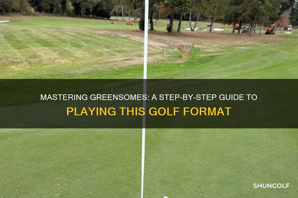 how do you play a greensome in golf