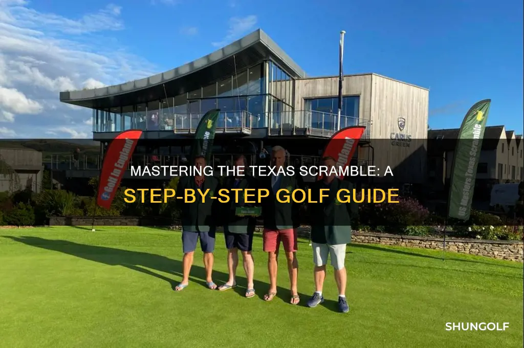 how do you play a texas scramble in golf