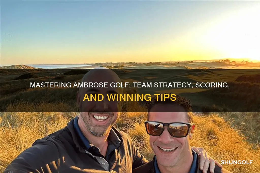 how do you play ambrose golf