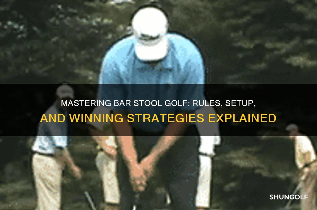 how do you play bar stool golf