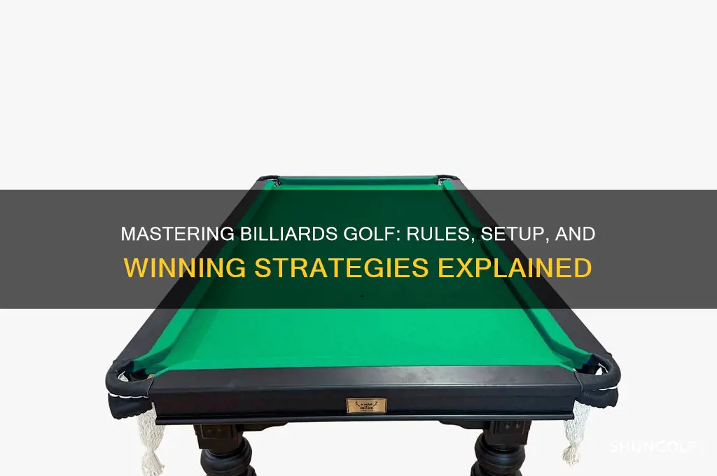 how do you play billiards golf