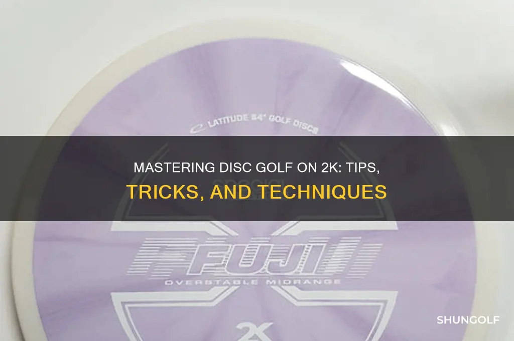 how do you play disc golf on 2k