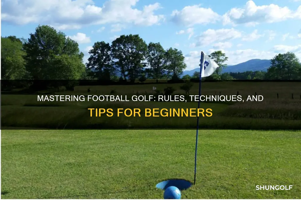 how do you play football golf