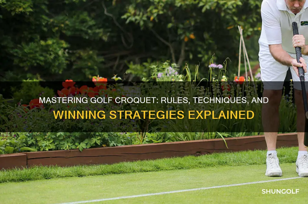 how do you play golf croquet