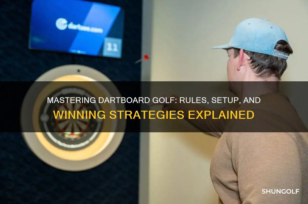 how do you play golf on a dartboard
