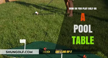 Mastering Mini Golf: Playing Golf on a Pool Table