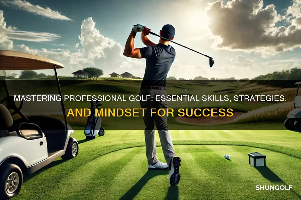 how do you play professional golf