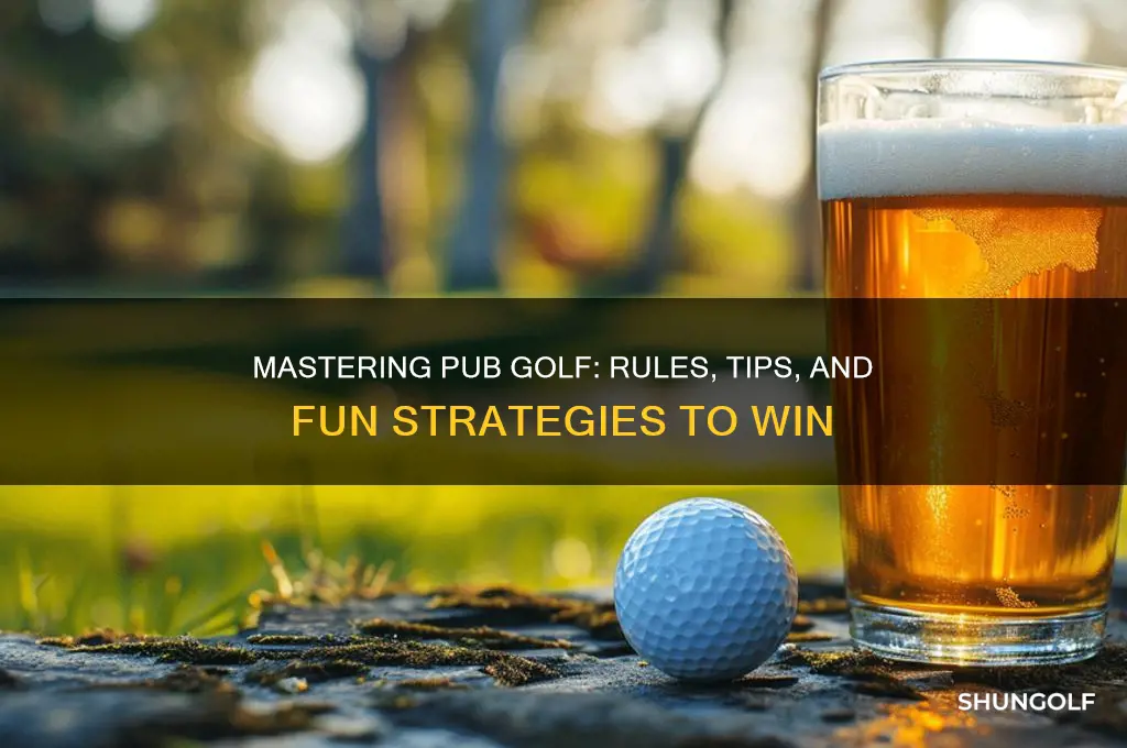 how do you play pub golf