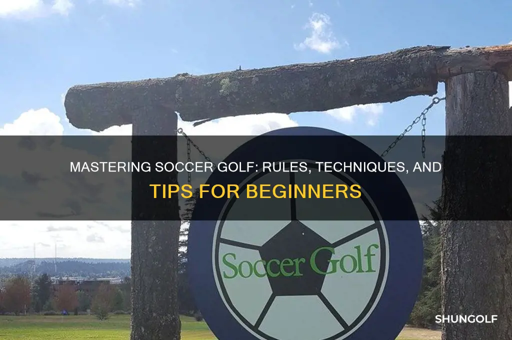 how do you play soccer golf