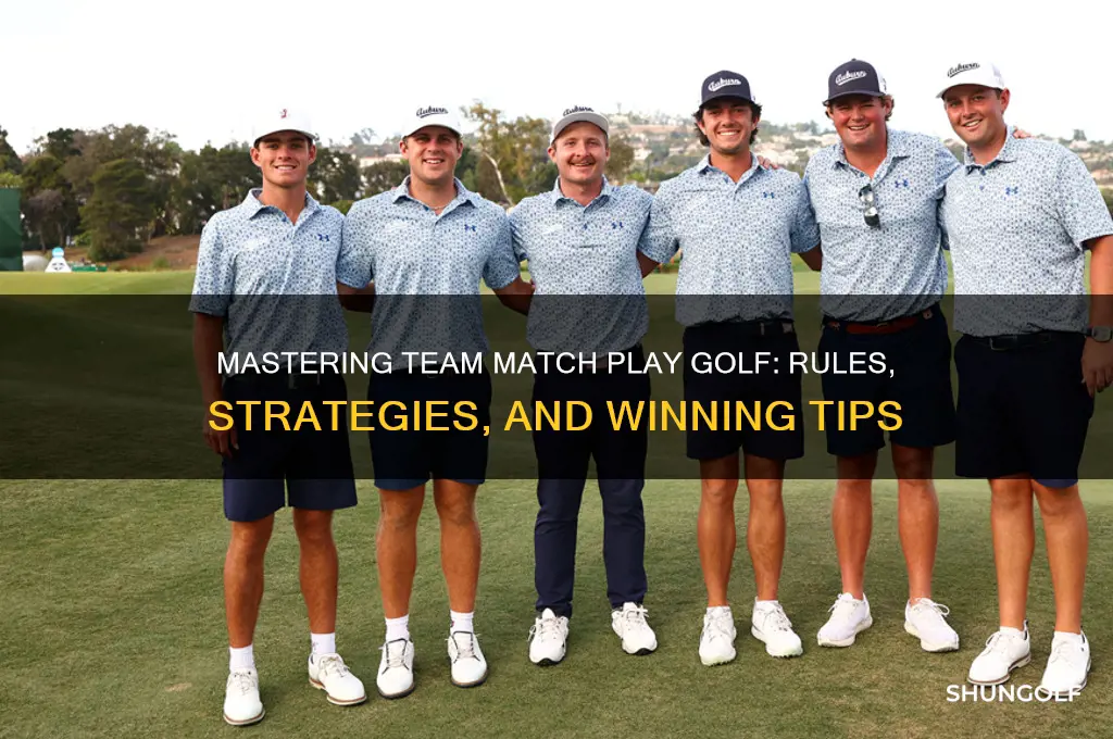 how do you play team match play golf