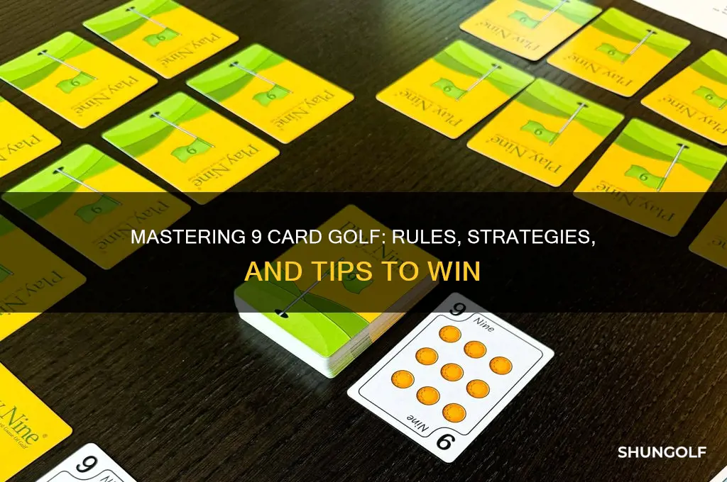 how do you play the card game 9 card golf